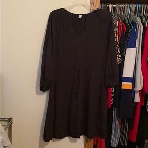 Long Sleeve Black Dress